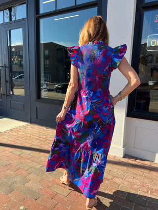 Sugar Lips | Mela Tropics Midi Dress