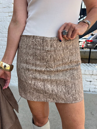 LE LIS | Tree Camo Mini Skort