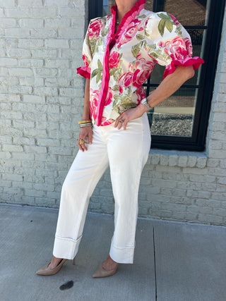 Daze Denim | Eastside Loose Cuff  Vanilla