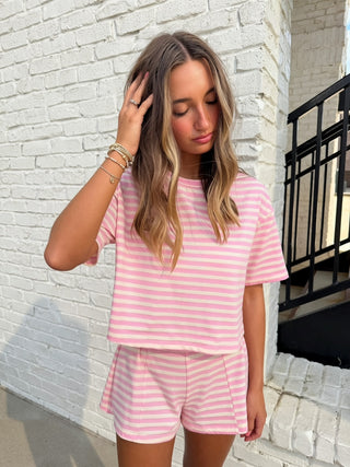HYFVE | Juney Stripe Set pink