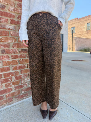 ENTRO Let's Go Girls Leopard Pants