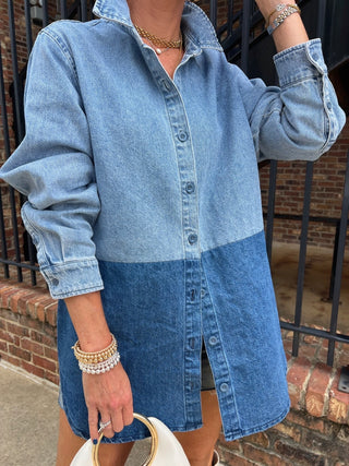 Daze | Double Time Denim Shirt