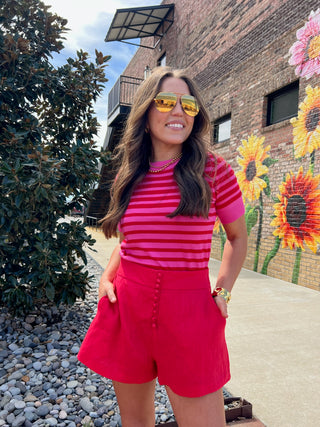 Deluc | Vizela Knit Top Pink