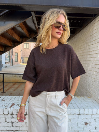 Darcy Sweater Top Brown