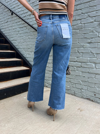 Daze Denim | Pleaser High Rise Wide Ankle Wide Awake