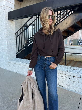 Steve Madden | Kinny Sweater Dark Espresso Hoodie