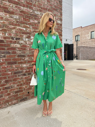 ENTRO | Citrus Bloom Maxi Green