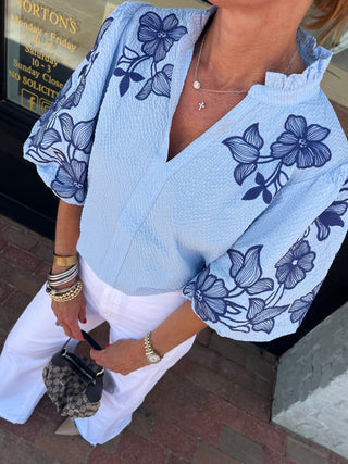 THML | Fiona Texture Blouse