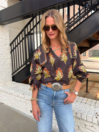 THML | The Poppy Field Blouse