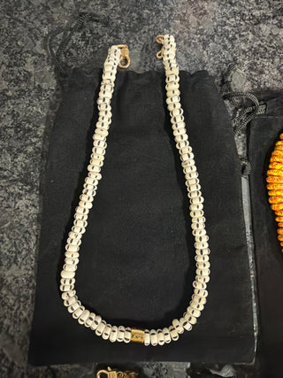 Amulet | African Clay Beads + Spacer