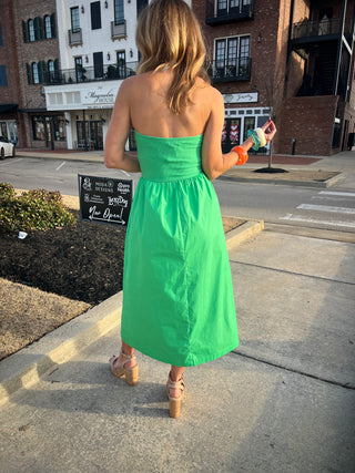 NEEDII| Just Lucky Strapless Tube Dress