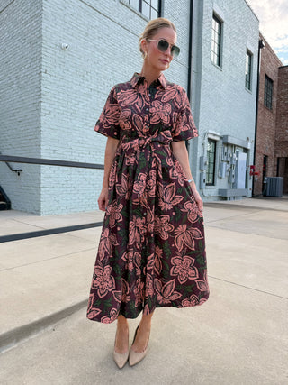 ENTRO | Haley Dress Burgundy