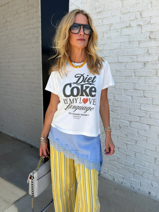 The Laundry Room | Diet Coke Is My Love Language Perfect Tee White