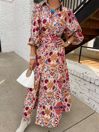 Olivaceous | Feeling Autum Maxi Dress