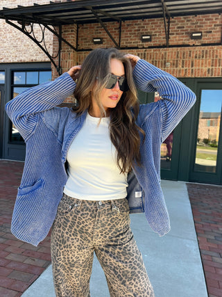 Heyson | Stallings Cardi Blue