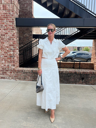 TCEC | All Day All Night White Skirt