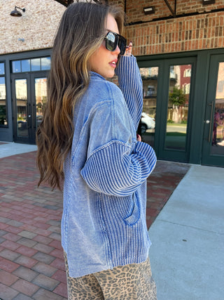 Heyson | Stallings Cardi Blue
