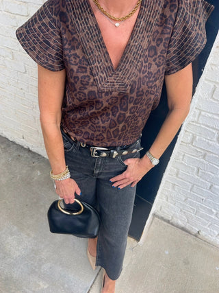 THML | Wild Side Flutter Top