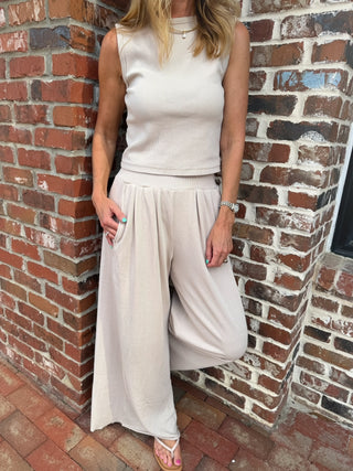 LABIZ | Briley Ribbed Set Sesame