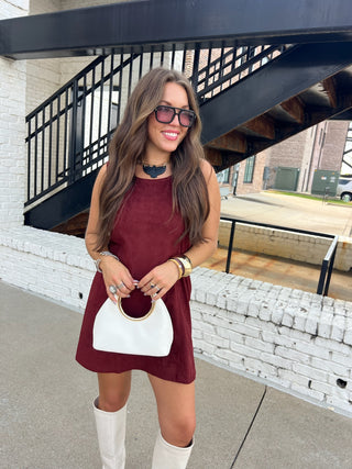 NEEDI | Junction Time Suede Dress