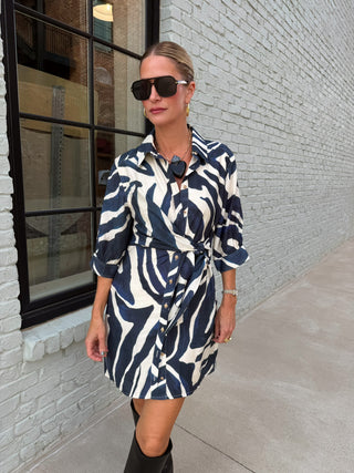 ENTRO | Meredith Dress Navy