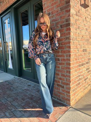 Hidden Denim | Alyx Oversized Crossover Baggy Jeans Dark