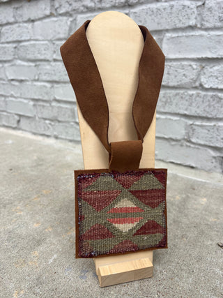 Orijinal | Kilim Pendant Necklace Suede v2