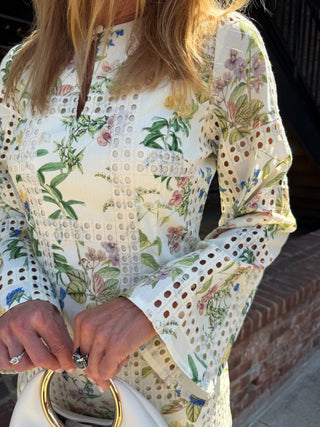 ADELYN RAE | Marshal Embroidery Eyelet Dress