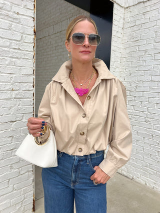 Heyson | The Pauline Blouse Tan