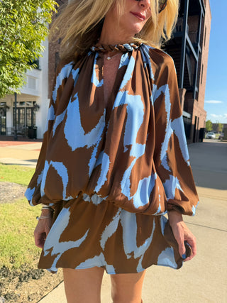 Leah Geo Dress