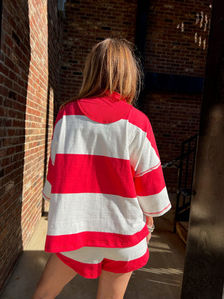 Pre-Order | Piper Set Red + Cream