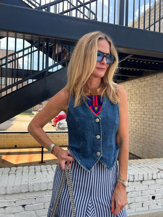 Steve Madden | Micky Top Blue Denim