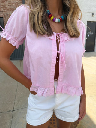Hula Girl Top Pink