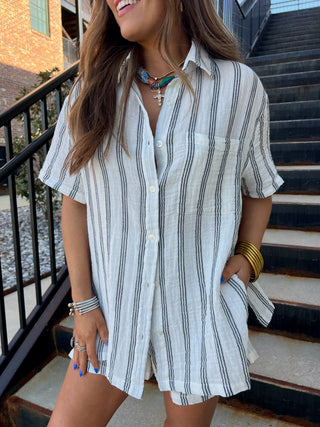 Z Supply | Seascape Stripe Gauze Shirt