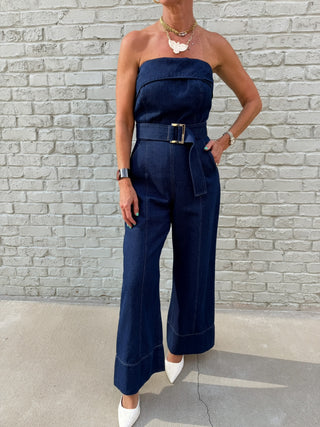 LENA | Elise Denim Jumpsuit