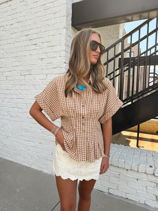 ENTRO | Sutton Gingham Top
