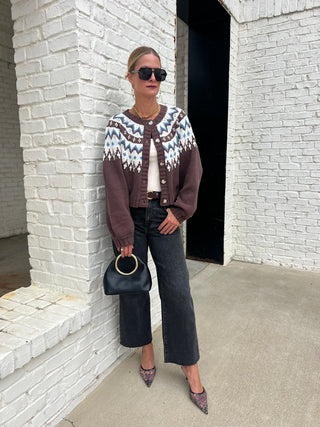 LE LIS | Alpine Fair Isle Sweater