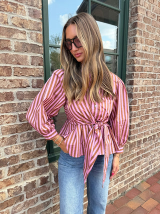 Sammie Jo Tie Blouse