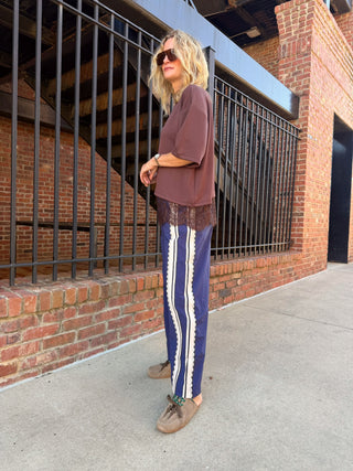 Lacey Days Boxy Basic Tee Brown