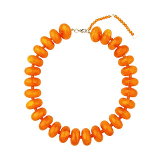 Gemelli | Bailey Chunky Beaded Necklace - Orange
