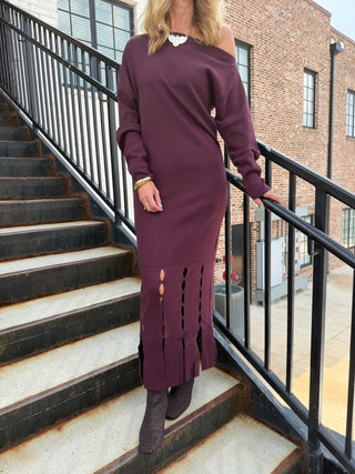 Cora Fringe Midi Dress