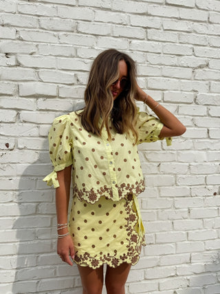 ENTRO | Sunset Glow Wrap Skort