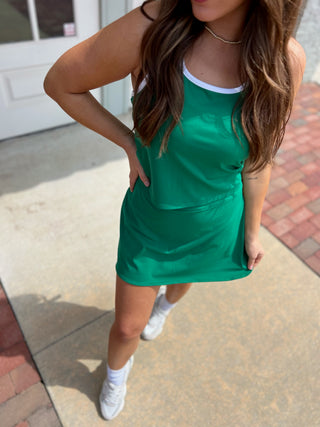 Sadie & Sage | Victory Sporty Skirt Green