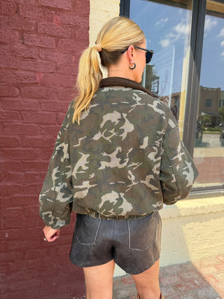 Willow Camouflage Bomber Jacket
