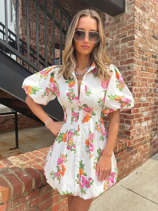 Blush Garden Floral Dress
