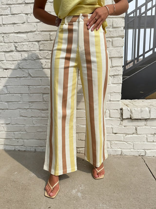 ENTRO | Sorbet Stripe Pants