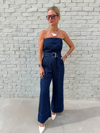 LENA | Elise Denim Jumpsuit