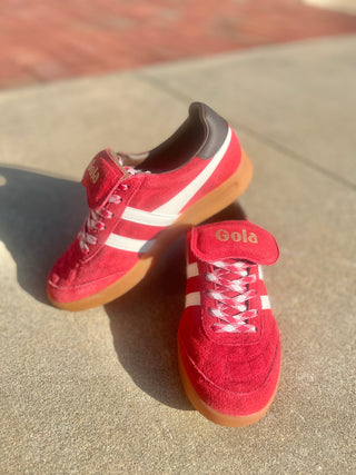 GOLA | Stadia '86 Red Off White Sneaker