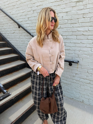 Mabel Toggle Jacket Taupe