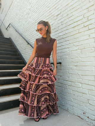 The Marrakech Muse Skirt Chocolate